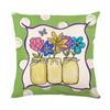 New Spring Printed Pillow Cover Polyester Letter Flower Bouquet Home Cushion Cover Bedroom Cushion Cover
