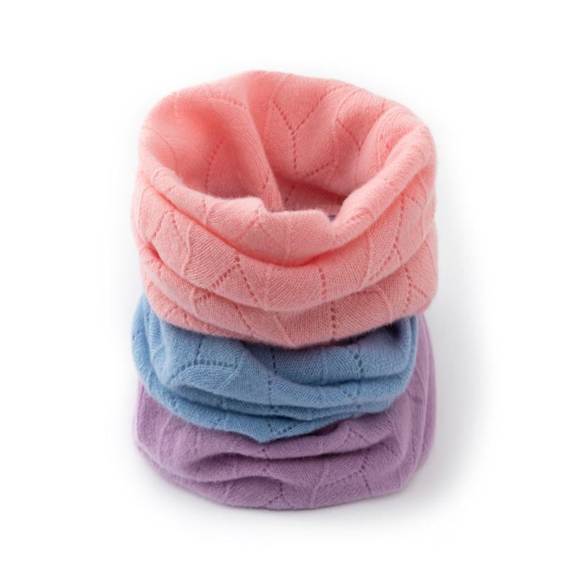 Women's Cashmere Neck Cover Qinghe Cashmere 30% Cashmere 70% Wool Women's Autumn and Winter Cashmere Scarf Soft and Warm