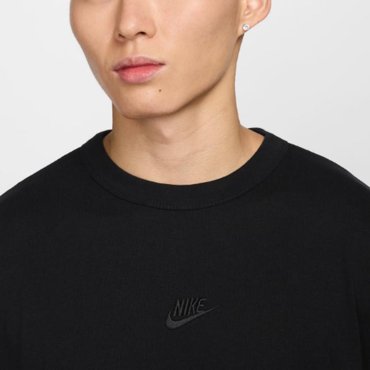 Nike Футболки Мужские Черные С Круглым Вырезом HF9607-010