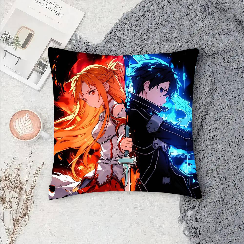 S-Sword Art O-Online Аниме Наволочка Чехол для подушки дивана Комната Домашнее украшение