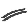 2Pcs Car Wheel Eyebrow Protector Real Carbon Fiber Mudguard Sticker Extension Wide Protector Stripe