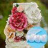 Kids Favors Oval Tools Wedding Decor Foam Flower White Craft Balls Drop Shape DIY Painting