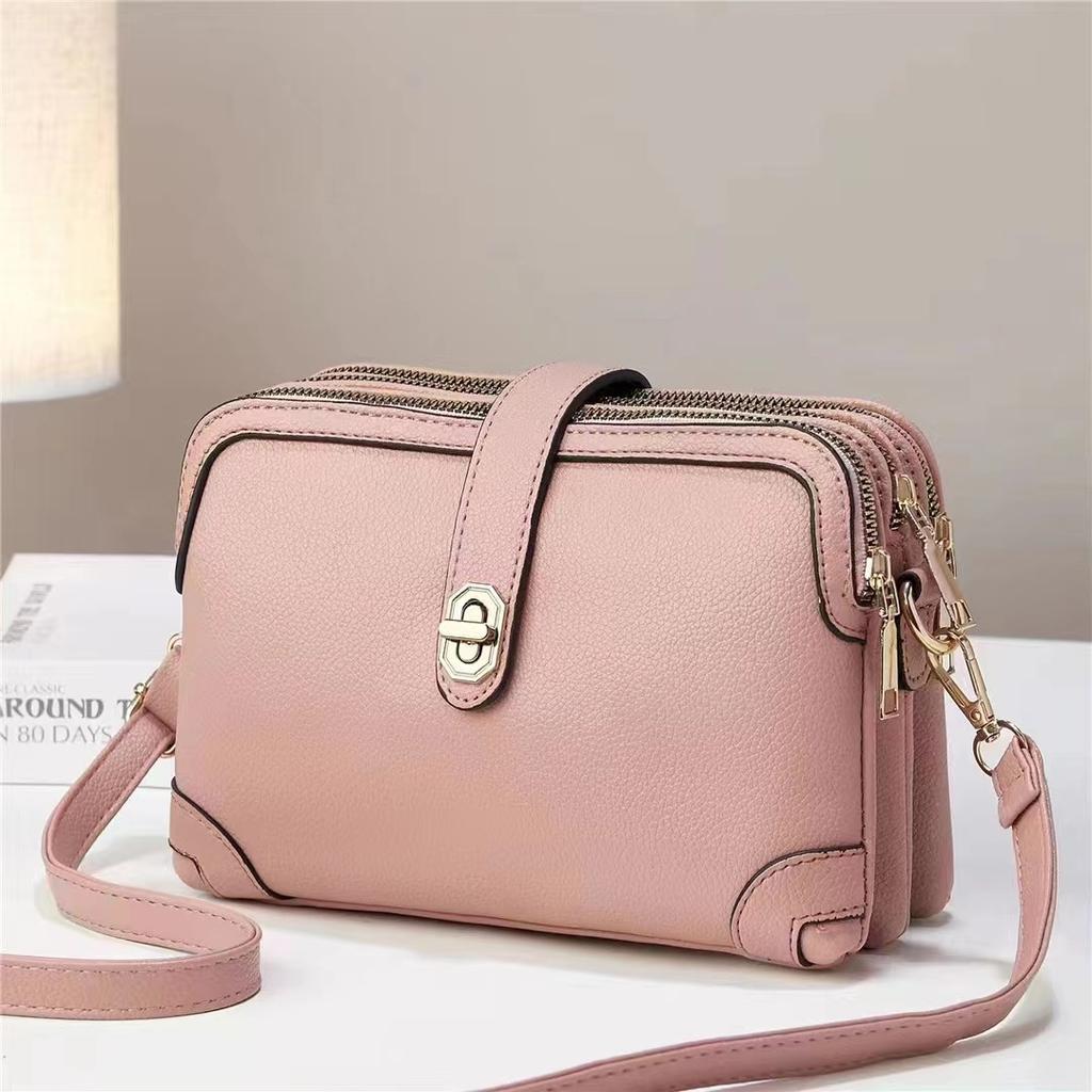 WTEMPO Large Capacity Retro High-end Soft Faux Leather Bags Casual Women's Handbbags Versatile Shoulder Bags PU Crossbody Bags Special Gift