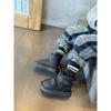 Korean Retro Children's Shoes Snow Boots Winter New Cotton Shoes Children's Piled Thickened Cotton Boots