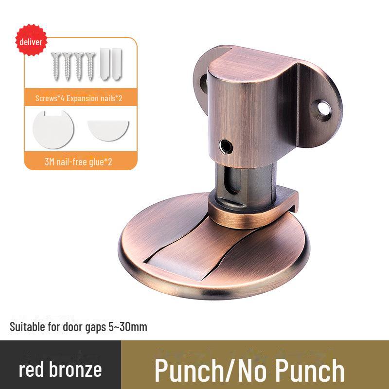 Магнитный напольный дверной упор: Без ударов, с защитой от столкновений, бесшумный, невидимый, настенное крепление.