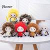 Soft Huggable Figurine Funny Explosion Hair Plush Keychain, Cute Stuffed Doll Bag Charm Decorative Backpack Accessory for Backpack, Fluffy Pendant