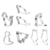 Cat Shape Biscuit Cutters Set 8 Pieces