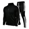 Tracksuit Sport Suit Gyms Set Casual Streetwear Man Fashion Zipper Long Sleeve Jacket Set Clothing Plus Size