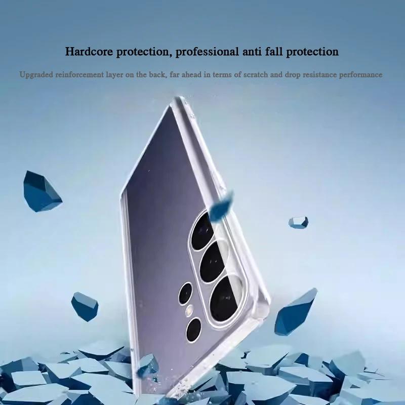 Мягкий Силикон Прозрачный ТПУ Для Samsung Galaxy S26 Ultra Plus S26Ultra S26Plus S26+ 5G Чехол для Телефона Тонкий Защита Камеры Задние Крышки