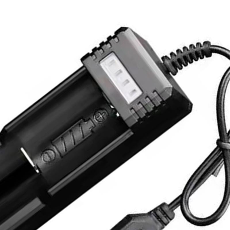 Автоматический адаптер для зарядки аккумуляторов USB Питание Безопасная зарядная машина Пластиковая текстура для 26650/18650 Дорожные проекты