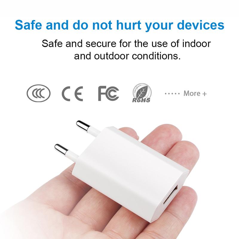 3 шт./лот Зарядное устройство USB с вилкой ЕС для iPhone 13 12 11 Pro MAX USB-кабель для зарядки для iPhone 8 7 6 5S SE Адаптер для дорожной зарядки