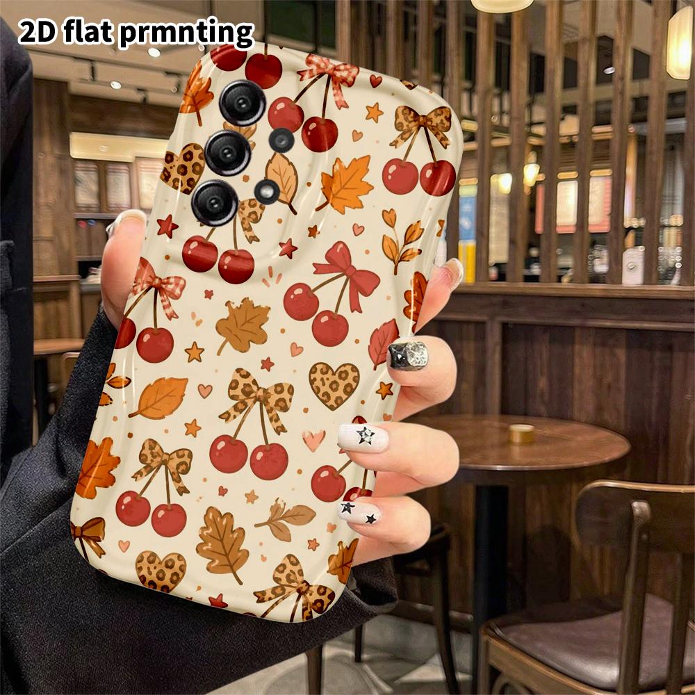 Phone case: 2D flat, suitable for Samsung Galaxy A34 A35 M05 M06 S20 S22 S21 FE Plus 5G protective case, full printed pattern, perfect Christmas and H