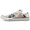 Chuck Taylor All Star Comfortable Versatile Colorful Printed Low Top Canvas Shoes Women Sneakers White Blue Multicolor 570766C