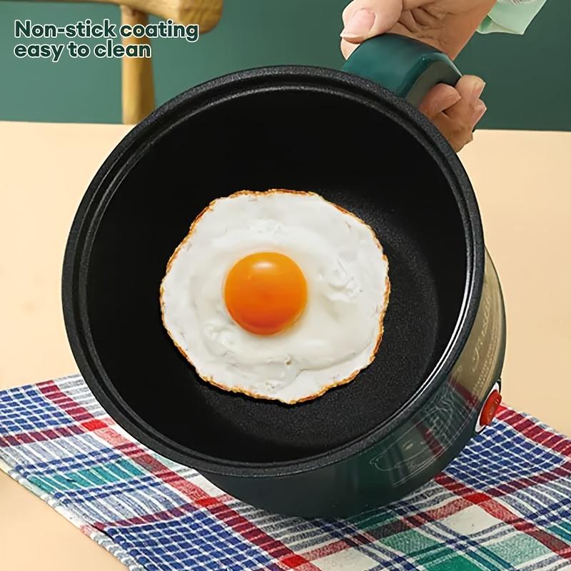 Портативная мини-электрическая жаровня для 1–3 человек, многофункциональная электрическая сковорода с антипригарным покрытием, горшок для лагманской лапши, используется для жарки/тушения/приготовления на пару.