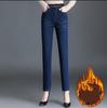 Winter Plus Velvet Stretch Jeans Women High Waist Skinny Vaqueros Thick Warm Denim Trousers Fashion Mom Pencil Pants