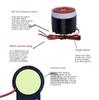 12v Buzzer Alarm Tweeter Anti-theft Alarm Piezoelectric Siren Waterproof