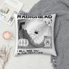 Radiohead Музыкальная наволочка Полиэстер Наволочка для подушки Украшения Рок Наволочка Обложка Дом Оптом