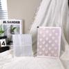 Ins Style Love Lace A5 Zipper 6-hole Loose leaf Notebook with Edge Wrapping Transparent Star chasing Handbook Storage Book, Includes 20 internal pages