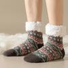 Ethnic Style Warm Socks Winter Home Floor Socks Thick Plush Men's Socks