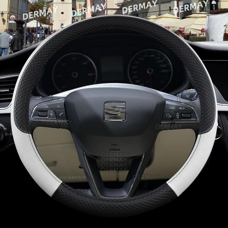 Для Seat Leon FR MK1 MK2 MK3 1M 1P 5F KL1/KL8 Cupra Leon автомобильный чехол на руль из искусственной кожи Нескользящий авто
