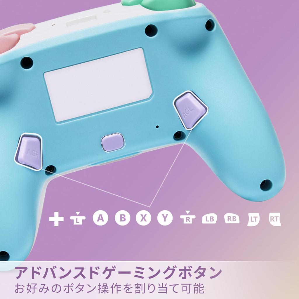 Licensed PowerA Nano Enhanced Wireless Controller for Nintendo Switch Spring Smaller Than Standard [Nintendo Product] - Dream, Size, 2-Year Warranty,