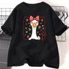 Cute Strawberry Goose T Shirt Retro Summer Goose Tshirt Mothers Day Gift Mama WOMEN Printed Short Sleeve Round Neck Tshirts