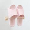Shoe Rack Foldable Bathroom Slipper Rack Wall Mounted Punch-free Easy Access And Space Saving Shoe Organizer