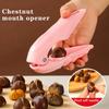 1pc Plastic Chestnut Opener, Serrated Edge Nutcracker, Easy Peel Cross-Cut Chestnut Shell Remover Tool