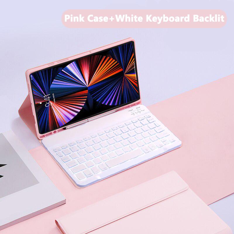 Case Keyboard For iPad Air Pro 11 13 2024,For iPad 10.2 7/8/9th 10th Generation Air 4 5 Pro 11 12.9 Cover With Backlit Keyboard