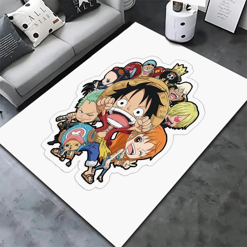 Ковер с изображением Манки Д. Луффи из One Piece для гостиной, спальни, дома, украшение дивана, нескользящий коврик для детской игры