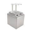 Sauce Dispenser Plastic and Stainless Steel Condiment Pump Station Sauce Dispenser For Kitchen Home