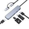 5 IN 1 Type C USB HUB USB 3.0 2.0 Disk Extend Adapter Cable Splitter Phone Charger Dock Micro SD TF Memory Card Reader Writer
