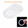 5Pcs White Soft Flexible Replacement Silicone Gaskets Washers Sealing Rings Compatible with 1/2/3/6/9/12-Cup Moka Express Pots