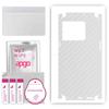 apgo Protective Skin Sticker for the Back+sides Compatible with OnePlus 10T, Full Wrap Film, Foil, Vinyl - Pattern Transparent Carbon