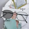 Fashionable Photochromic Myopia Glasses for Men Women Vintage Metal HD Lens Short Sighted Eyeglasses Finished Optical Eyewear