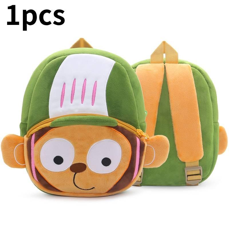 Animal Sports Meet Children Plush Backpack Storage Shoulder Bag Gift Fashion