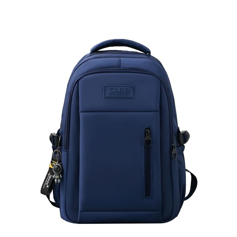 Школьный рюкзак для младших и старших школьников, рюкзак большой емкости, однотонный рюкзак