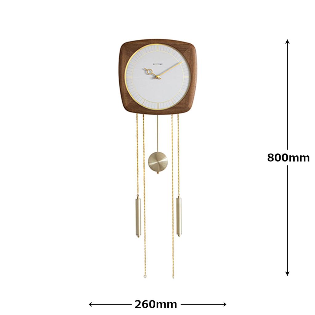 Настенные часы Commune с маятником NXT-J048