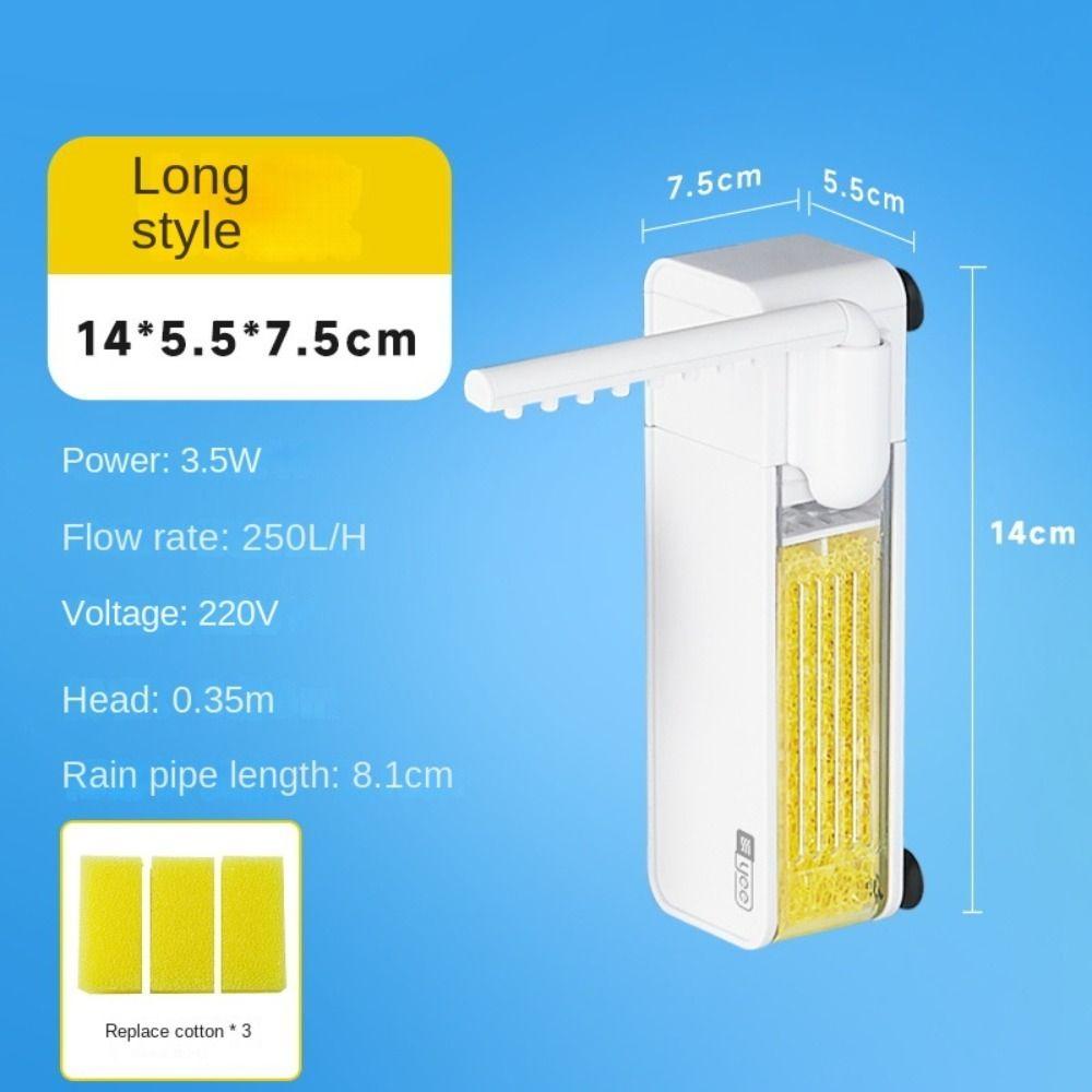 Три в одном Мини Аквариумный Фильтр Мини Очистка Воды Циркуляция Кислорода Новый Фильтр Для Аквариума