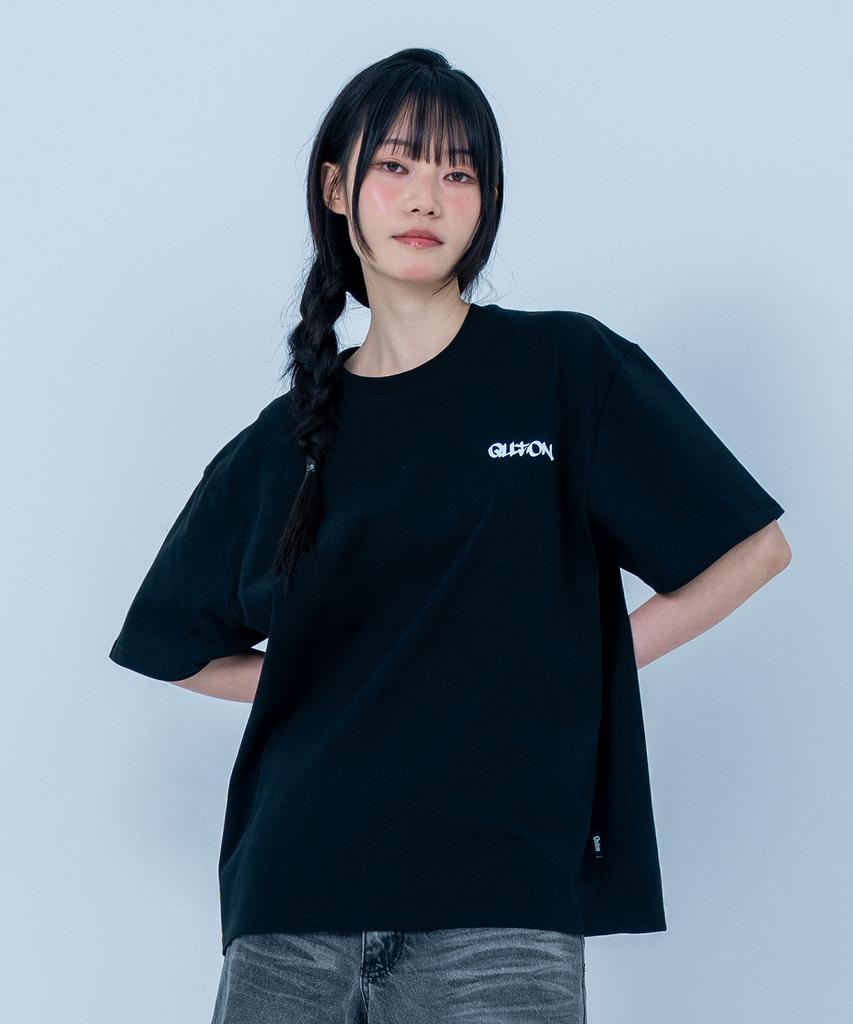 QUTON Exclusive Oversized Heavy Short Sleeve T-Shirt