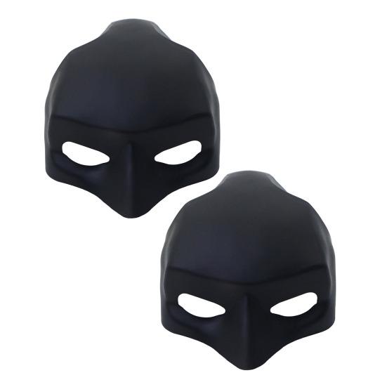 Cats Cosplay Mask Half Face Pet Clown Mask Bat Hero Mask Halloween Dress-up Accessories for Costume Parties Photography Prop