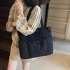 Commuting Large Capacity Nylon Bag Women's Multi-Pocket Shoulder Tote Bag Student Class Bag