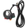 3 In 1 Motorcycle Electric Bike Switch for Horn Turn Light Headlamp for 22.5mm Dia Handlebars
