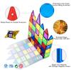 112PCS Magnetic Tiles Big Size Magnet Construction Building Blocks Collections Designer Educational Game Toys for Kids Best Gifts