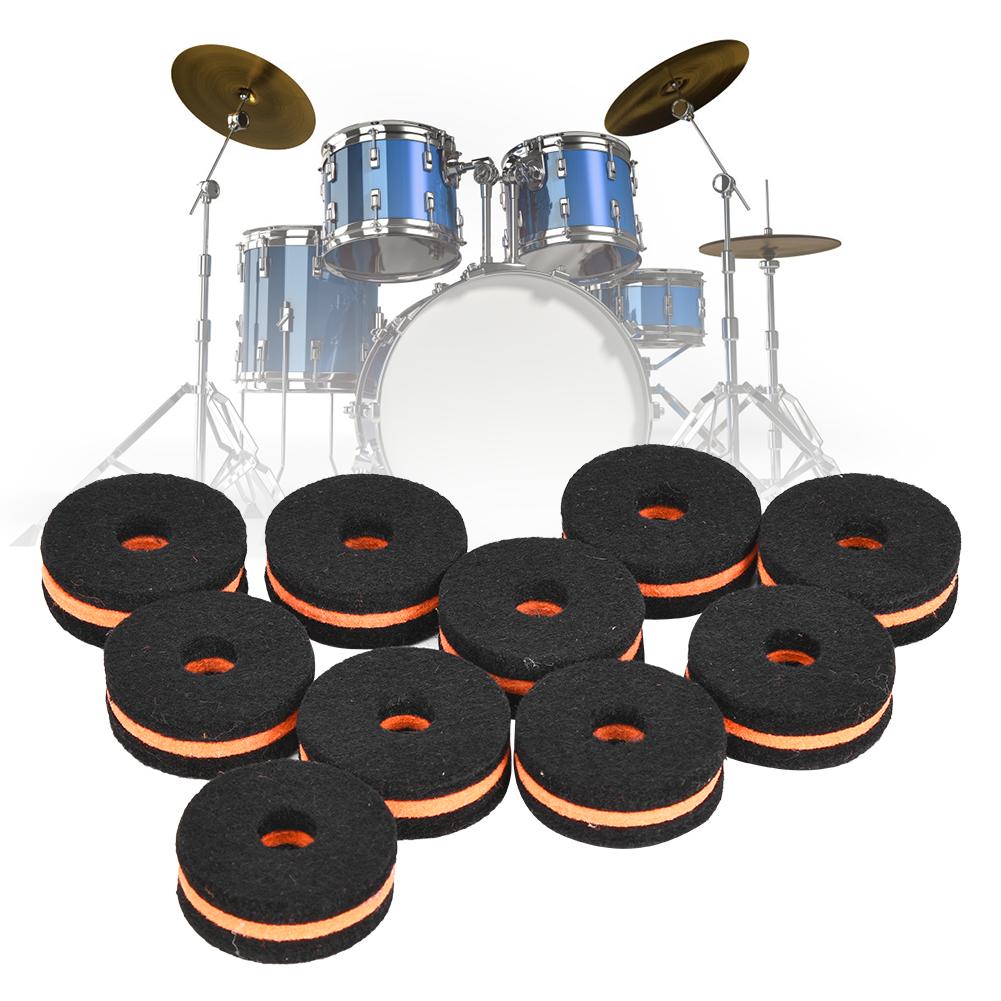 10 шт. подставка для тарелок фетровая 35 мм черная оранжевая защитная втулка для тарелок сменная часть