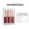 CmaaDu 3 Lipstick Матовый бархатный блеск для губ