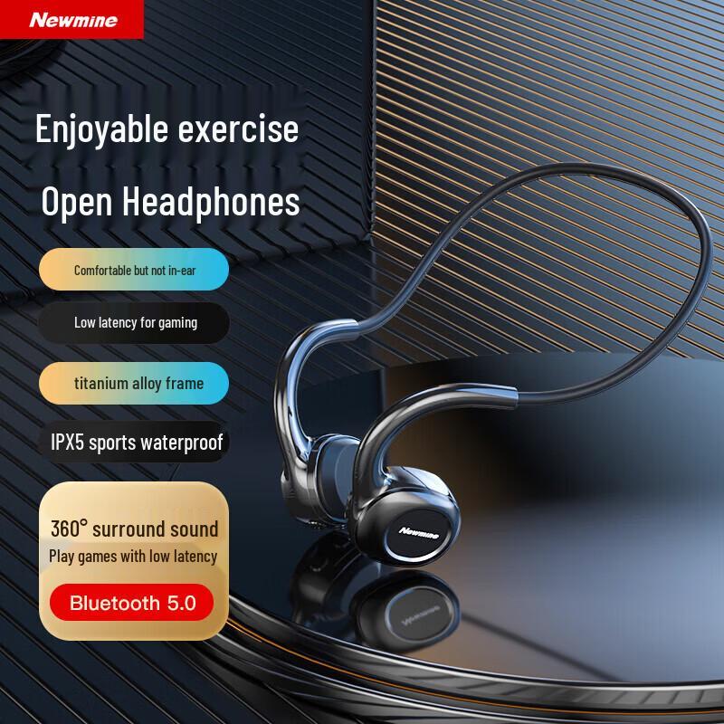 Спортивные Bluetooth-наушники с костной проводимостью Newman GE05