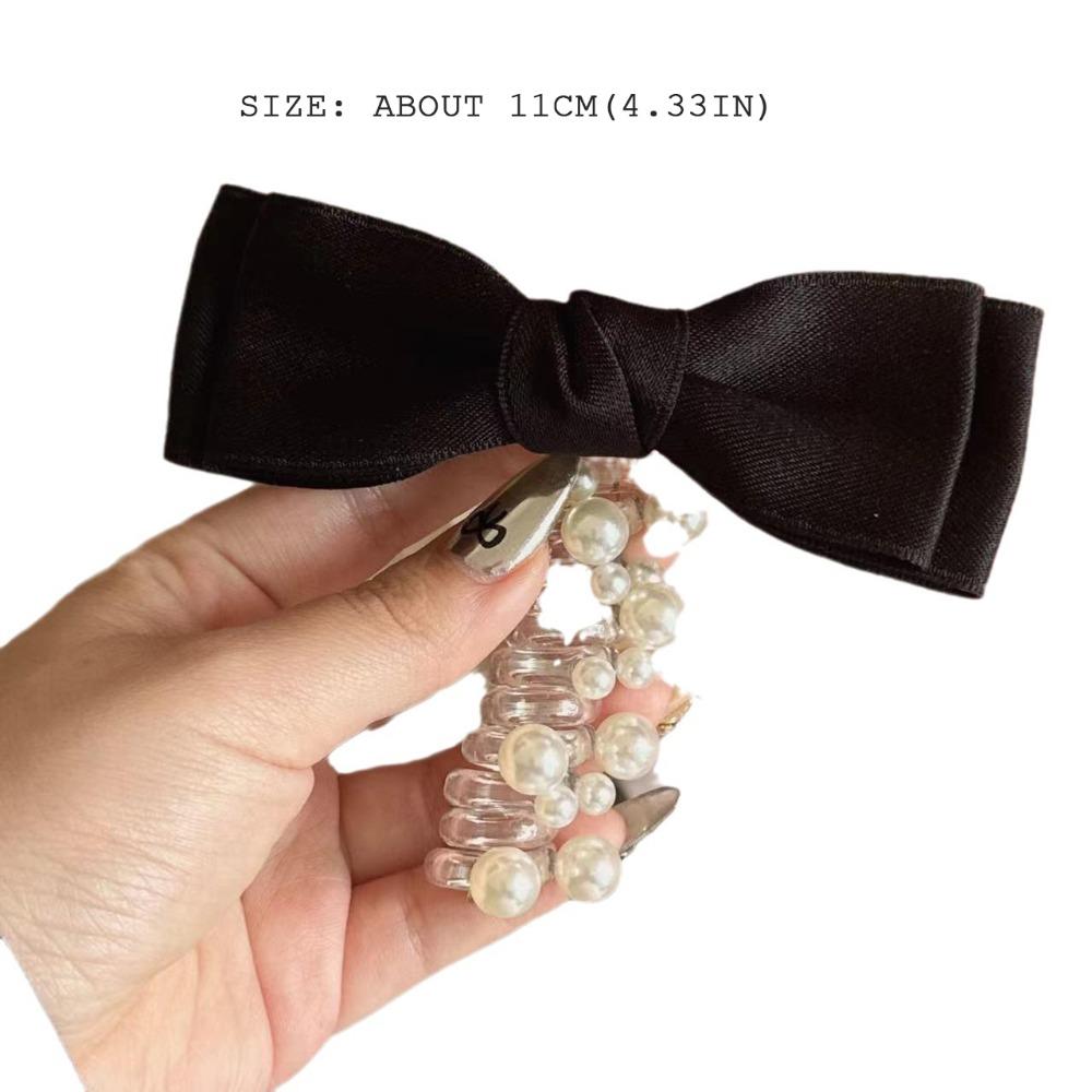 Sweet Bow knot Phone Line Hair Loop High Elastic Head Rope Ponytail Fashion Hair Bands  Woman