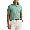 Polo Ralph Lauren Однотонная вязаная футболка-поло с логотипом, короткий рукав, мужские топы, мятно-зеленый 710941439022