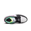 Детские кроссовки Air Jordan 1 Low GS White Violet Shock Black Green-Glow 553560-151